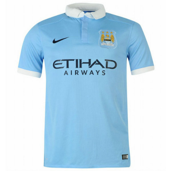 prima maglia manchester city 2015-2016 blu uomo