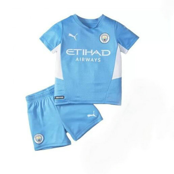 prima maglia manchester city 2021 2022 blu bambino