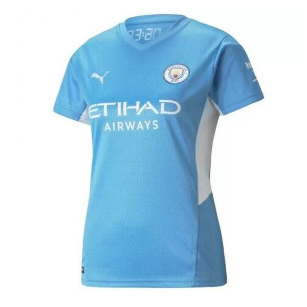 prima maglia manchester city 2021 2022 blu donna