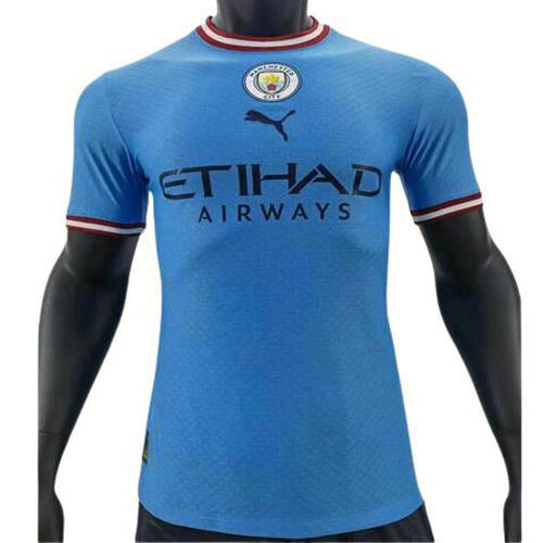 prima maglia manchester city player version 2022-2023 uomo