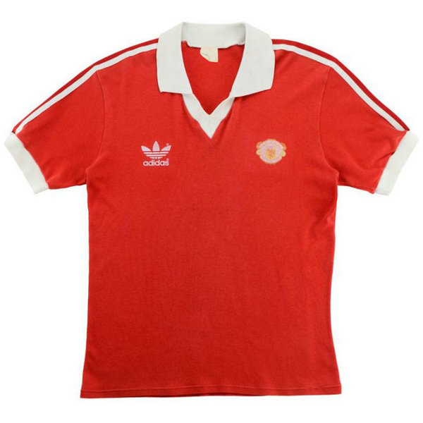 prima maglia manchester united 1980-1982 rosso uomo