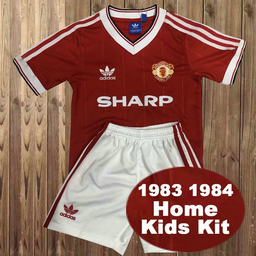 prima maglia manchester united 1983-1984 uomo