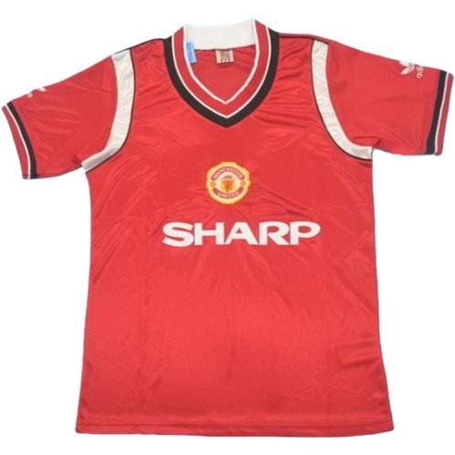 prima maglia manchester united 1985-1986 rosso uomo