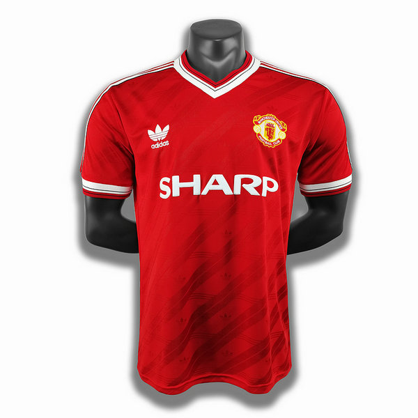 prima maglia manchester united 1986-1987 rosso uomo