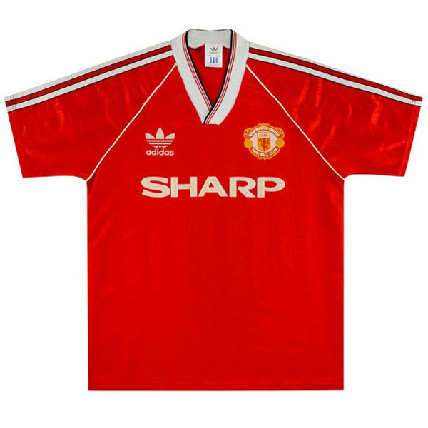 prima maglia manchester united 1988-1990 rosso uomo