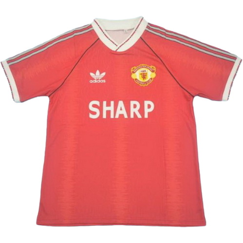 prima maglia manchester united 1990-1992 rosso uomo