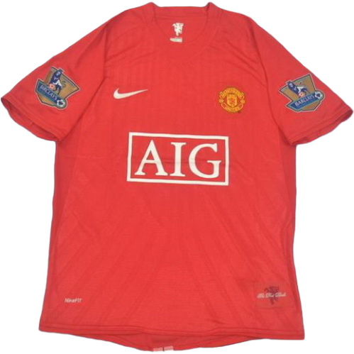 prima maglia manchester united 2008-2009 rosso uomo