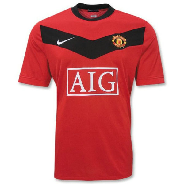 prima maglia manchester united 2009-2010 rosso uomo