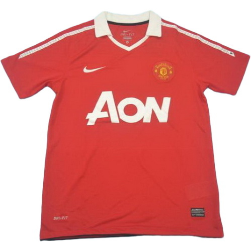 prima maglia manchester united 2010-2011 rosso uomo