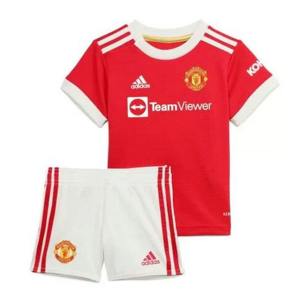 prima maglia manchester united 2021 2022 rosso bambino