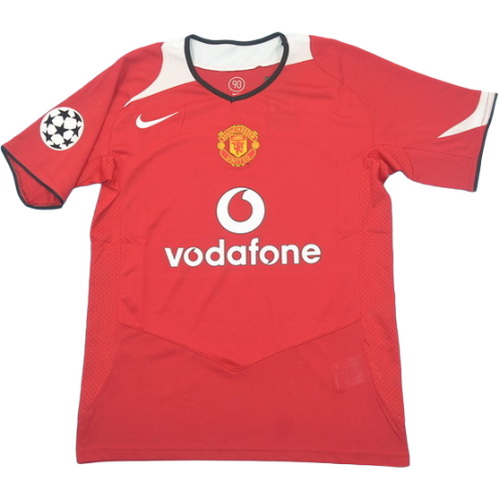 prima maglia manchester united lega 2006-2007 rosso uomo