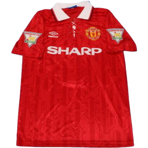 prima maglia manchester united pl 1994 rosso uomo