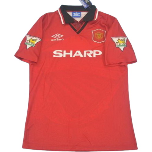 prima maglia manchester united pl 1995-1996 rosso uomo