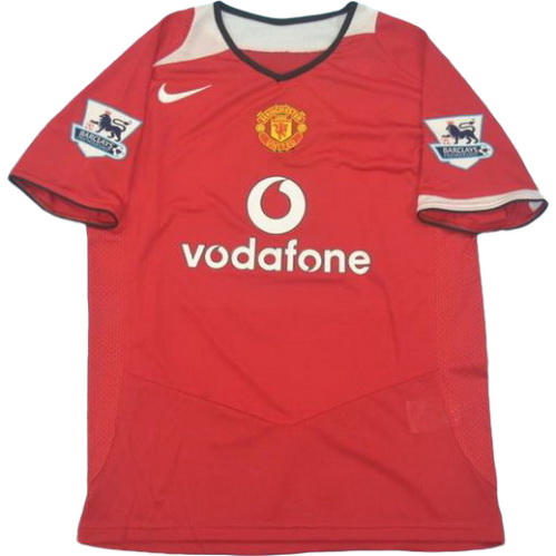 prima maglia manchester united pl 2006-2007 rosso uomo