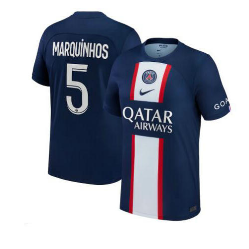 prima maglia marquinhos 5 paris saint germain 2022-2023 uomo