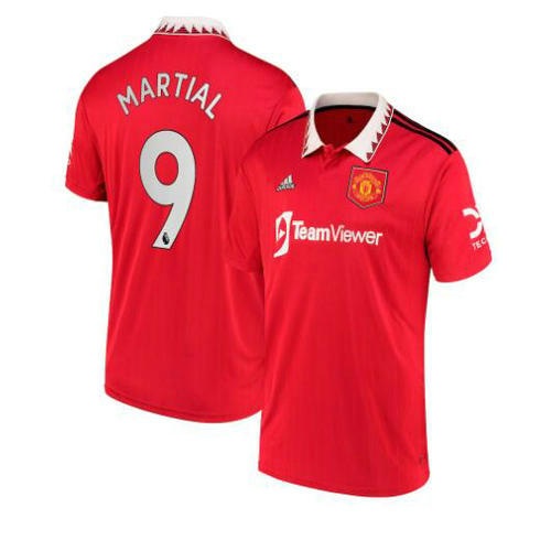 prima maglia martial 9 manchester united 2022-2023 uomo