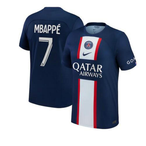 prima maglia mbappe 7 paris saint germain 2022-2023 uomo