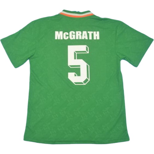 prima maglia mc grath 5 irlanda 1994 verde uomo