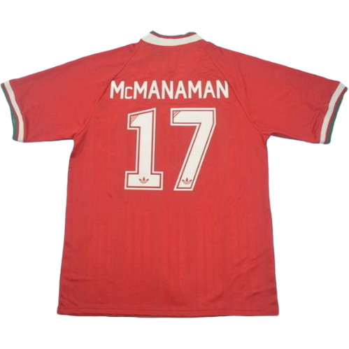 prima maglia mc manaman 7 liverpool 1993-1995 rosso uomo