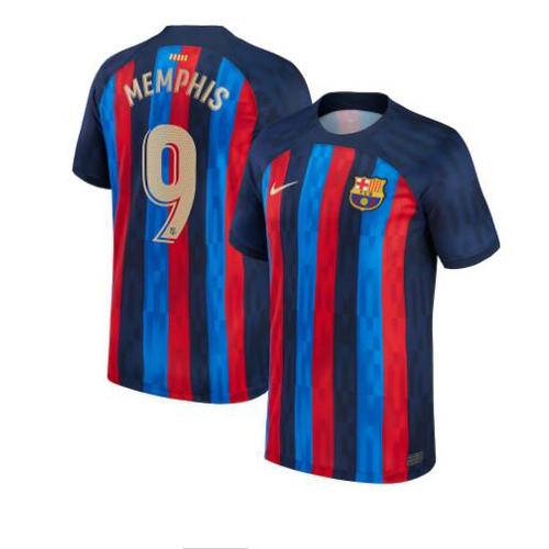 prima maglia memphis 9 barcellona 2022-2023 uomo