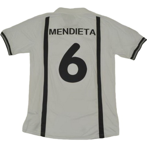 prima maglia mendieta 6 valencia 2000-2001 bianco uomo