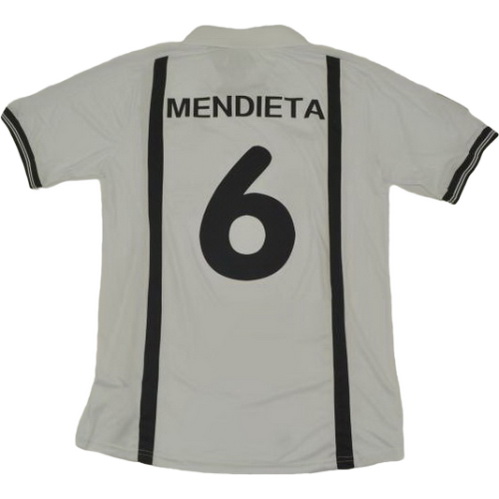 prima maglia mendieta 6 valencia ucl 2001 bianco uomo