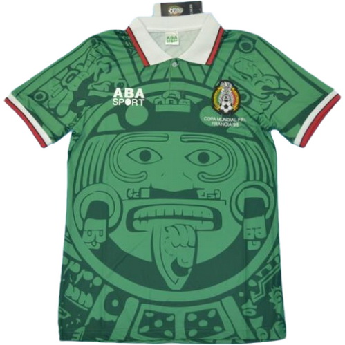 prima maglia messico copa mundial 1998 verde uomo