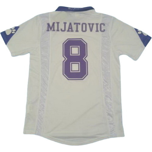 prima maglia mijatovic 8 real madrid 1997-1998 bianco uomo