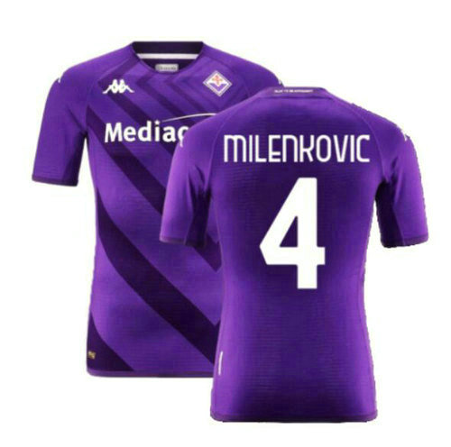 prima maglia milenkovic 4 fiorentina 2022-2023 uomo