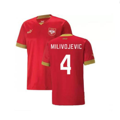 prima maglia milivojevic 4 serbia 2022 uomo