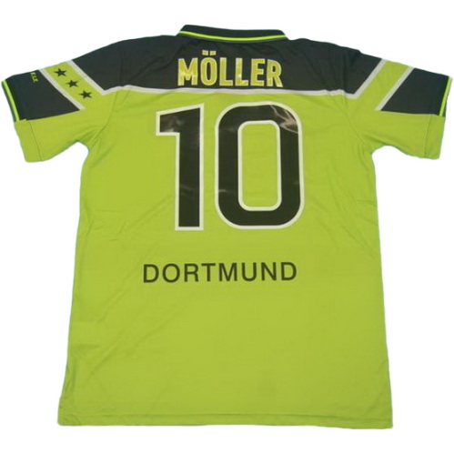 prima maglia moller 10 borussia dortmund ucl 1996-1997 verde uomo