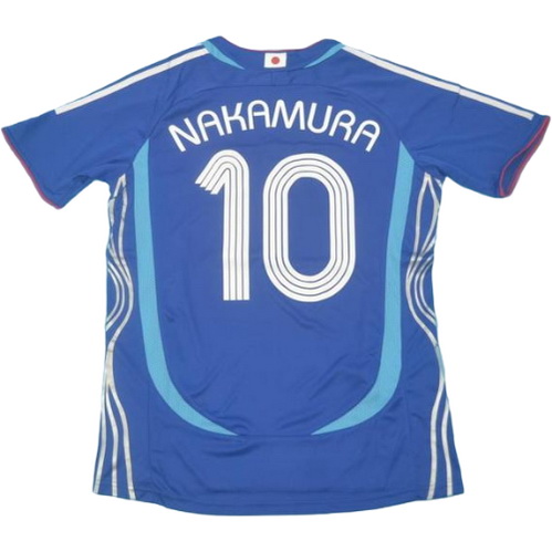 prima maglia nakamura 10 giappone copa mundial 2006 blu uomo