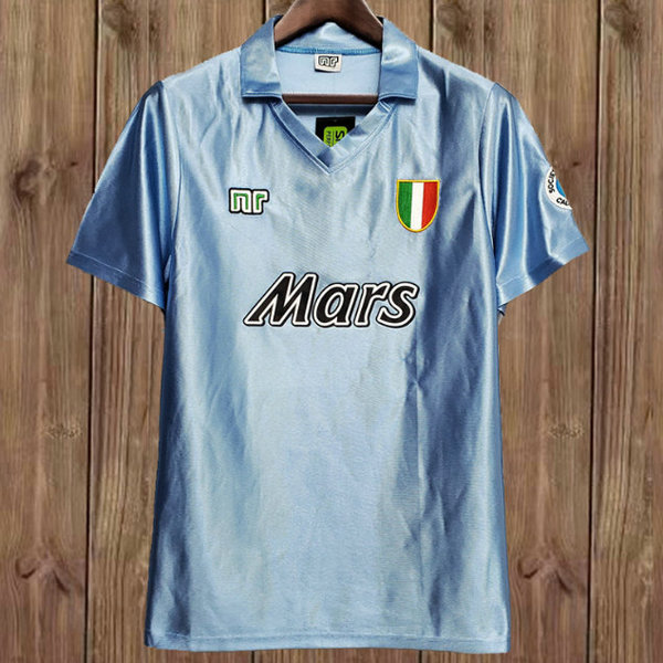 prima maglia napoli 1990-1991 blu uomo