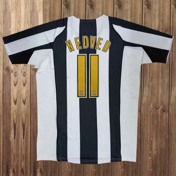 prima maglia nedved 11 juventus 2004-2005 nero uomo