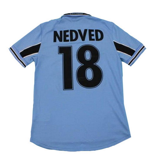 prima maglia nedved 18 lazio 1999-2000 blu uomo