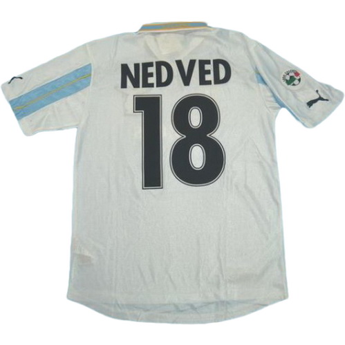 prima maglia nedved 18 lazio 2000-2001 blu uomo