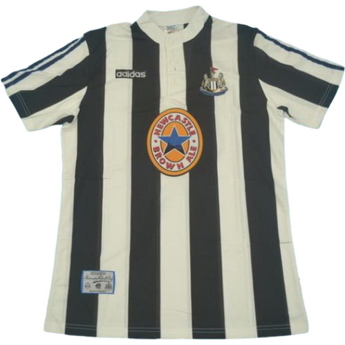 prima maglia newcastle united 1995-1997 nero bianco uomo