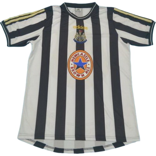 prima maglia newcastle united 1997-1999 nero bianco uomo