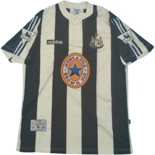 prima maglia newcastle united pl 1995-1997 nero bianco uomo