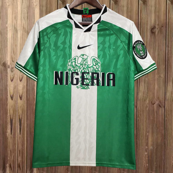 prima maglia nigeria 1996 verde uomo