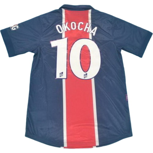 prima maglia okocha 10 psg 1998-1999 blu uomo