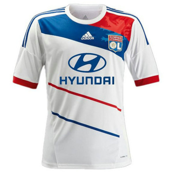 prima maglia olympique lyon 2012-2013 bianco uomo