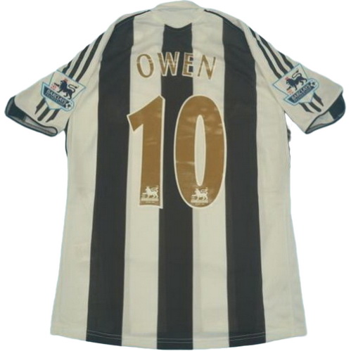 prima maglia owen 10 newcastle united 2005-2006 nero bianco uomo