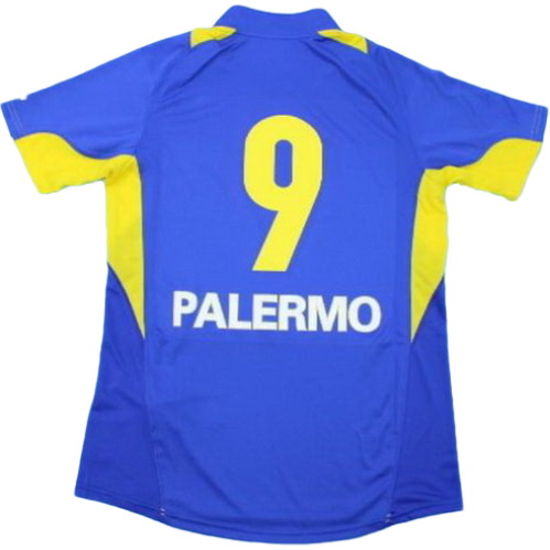 prima maglia palermo 9 boca juniors 2005 blu uomo