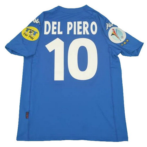 prima maglia piero 10 italia 2000 blu uomo