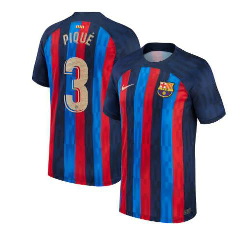 prima maglia pique 3 barcellona 2022-2023 uomo