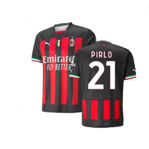 prima maglia pirlo 21 ac milan 2022-2023 uomo