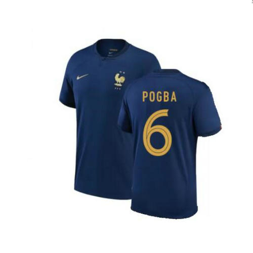 prima maglia pogba 6 francia 2022 uomo