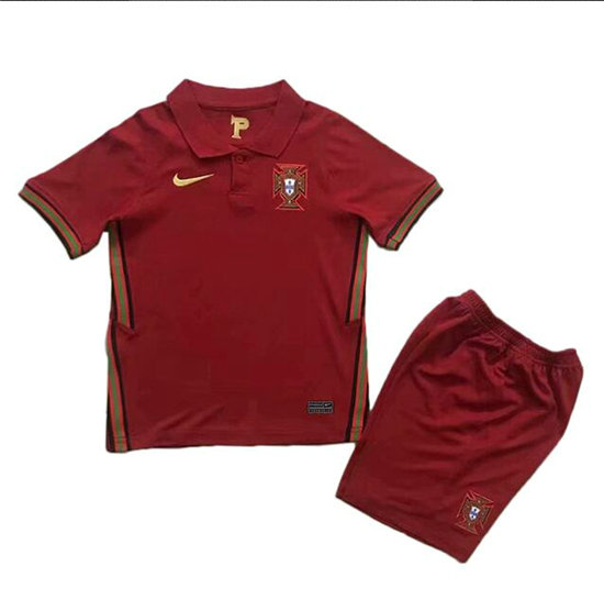 prima maglia portogallo 2020-2021 rosso bambino