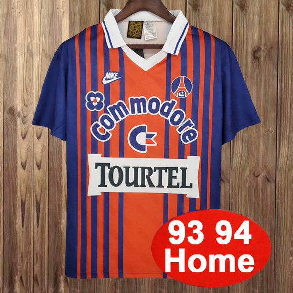 prima maglia psg 1993-1994 blu uomo